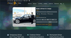 Desktop Screenshot of driveronhire.com